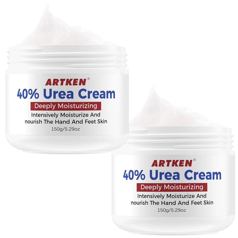 resdam Urea Cream 40%, Keratolytic Foot Cream for Dry Cracked Heels, Feet, Knees, Elbows, Hands, Cuticle, Callus Remover, Skin Barrier Repair (2)