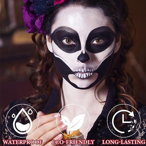 DuoZeng 3 Pcs Makeup Clown Eye Black Stick for Baseball/Football/Softball/Sports,Eye Black Face Body Paint Stick Cream-Blendable Eyeblack Stick Halloween SFX Cosplay Goth Makeup(Black)