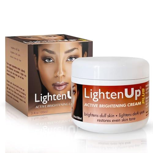 OMIC Lighten-Up LightenUp Plus Active Skin Brightening Cream - 3.4 Fl oz / 100 ml - Daily Moisturzing Cream, For Face and Body