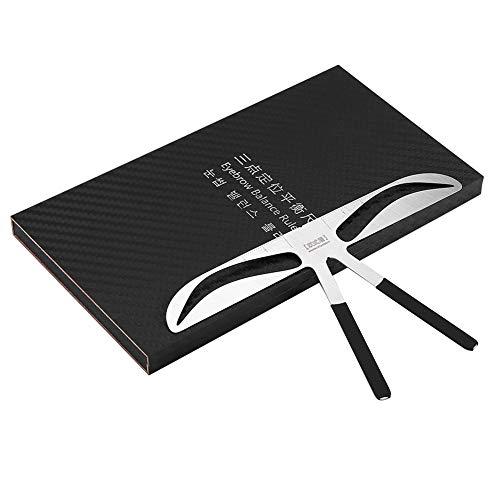 Uxsiya Uxsiya 4 Types Eyebrow Measurement Ruler Permanent Eyebrow Ruler Eyebrow Measure Balance Extension Ruler with Stainless Steel(European Style Eyebrow)