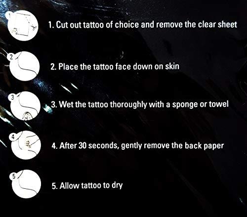 PARITA Waterproof Tattoos PARITA Tattoos Fake Cupcake Hamburger ice Cream Strawberry Watermelon Food Cartoon Temporary Tattoo Stickers Body Arm Shoulder Chest Bottom & Back Make Up for Guys Men Women Teens (1 Sheet.) (13)