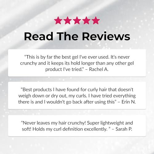 Love Ur Curls Love Ur Curls - LUS Irish Sea Moss Hair Gel, Medium Hold Hair Styling Curling Gel for Defined Curly Hair, Waves & Coils, Vegan, Cruelty Free, 236mL