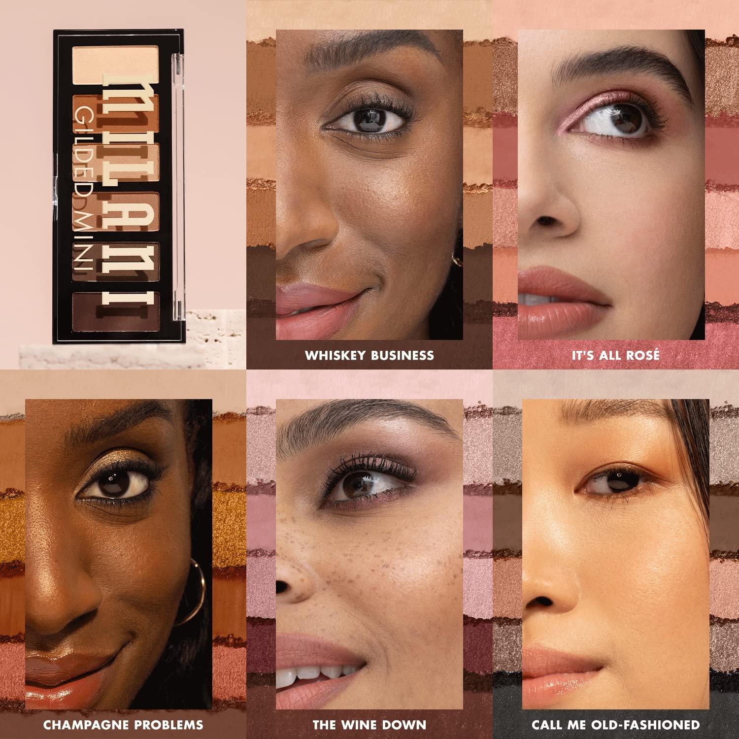 Milani Milani Gilded Mini Eyeshadow Palette with 6 Matte & Shimmer Hues - Champagne Problems