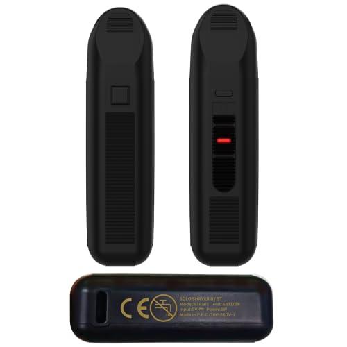 Supreme Trimmer Supreme Trimmer Solo Mens Single Foil Shaver STF101 (150 Min Runtime) Cordless Powerful USB-C Mini Size Travel Razor for Barbers, & Home use| Black