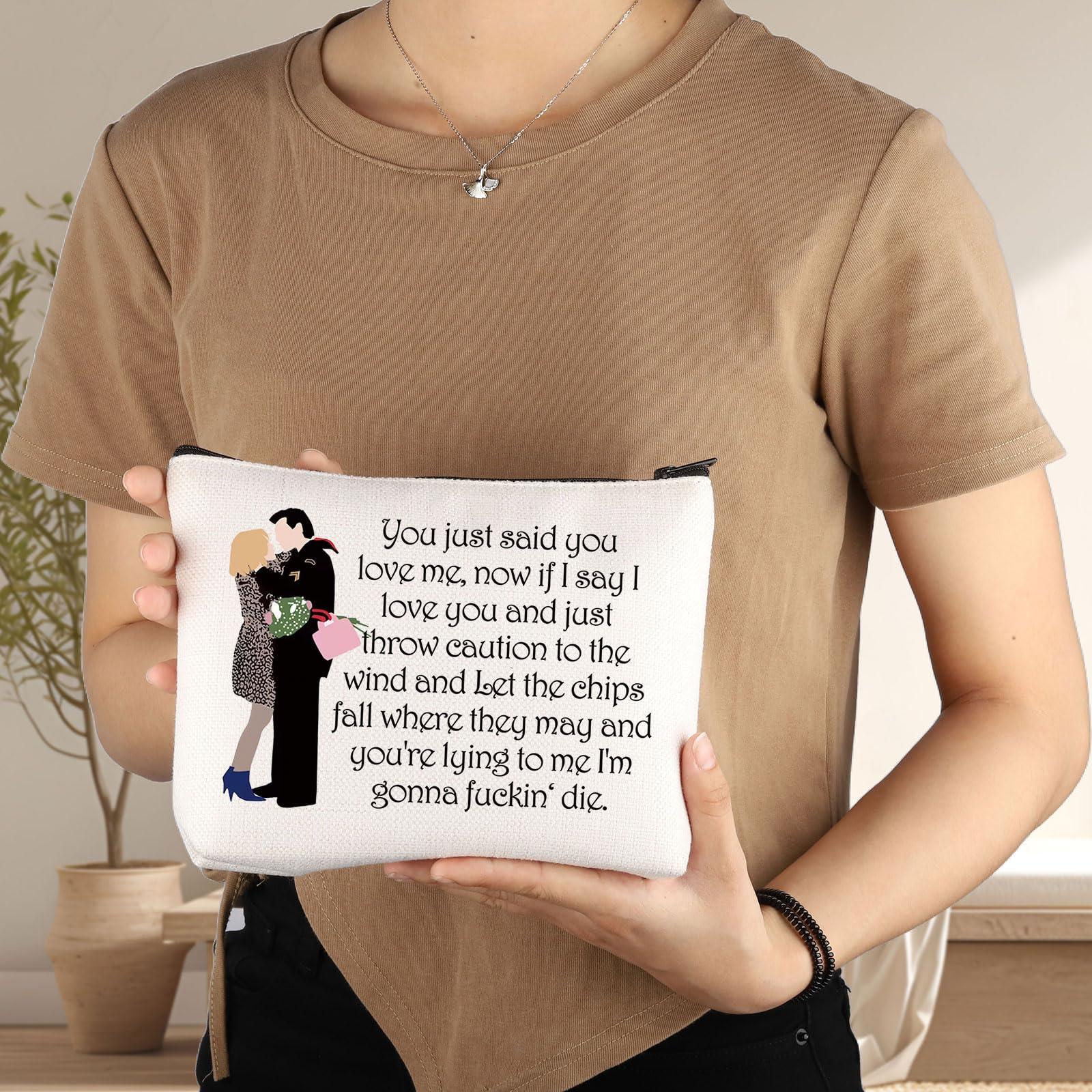 G2TUP G2TUP Alabama And Clarence Makeup Bag Alabama And Clarence Gifts Romance Movie Gifts 90s Movie Love Zipper Pouch (You just)