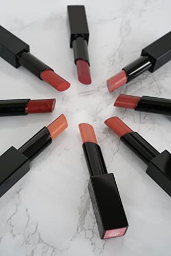 butter LONDON butter LONDON Plush Rush Satin Matte Lipstick, Strong