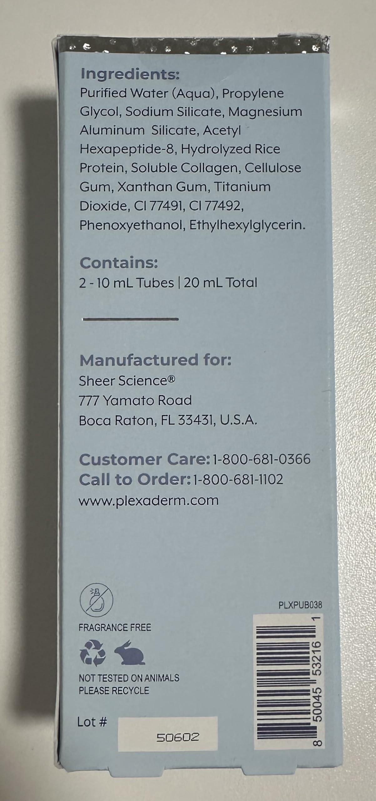 NinthAvenue Basics Plexa derm Rapid Reduction Wrinkle Serum - Reduces Under-Eye Bags, Wrinkles, Dark Circles, Fine Lines & Crow's Feet Instantly (2-Pack)