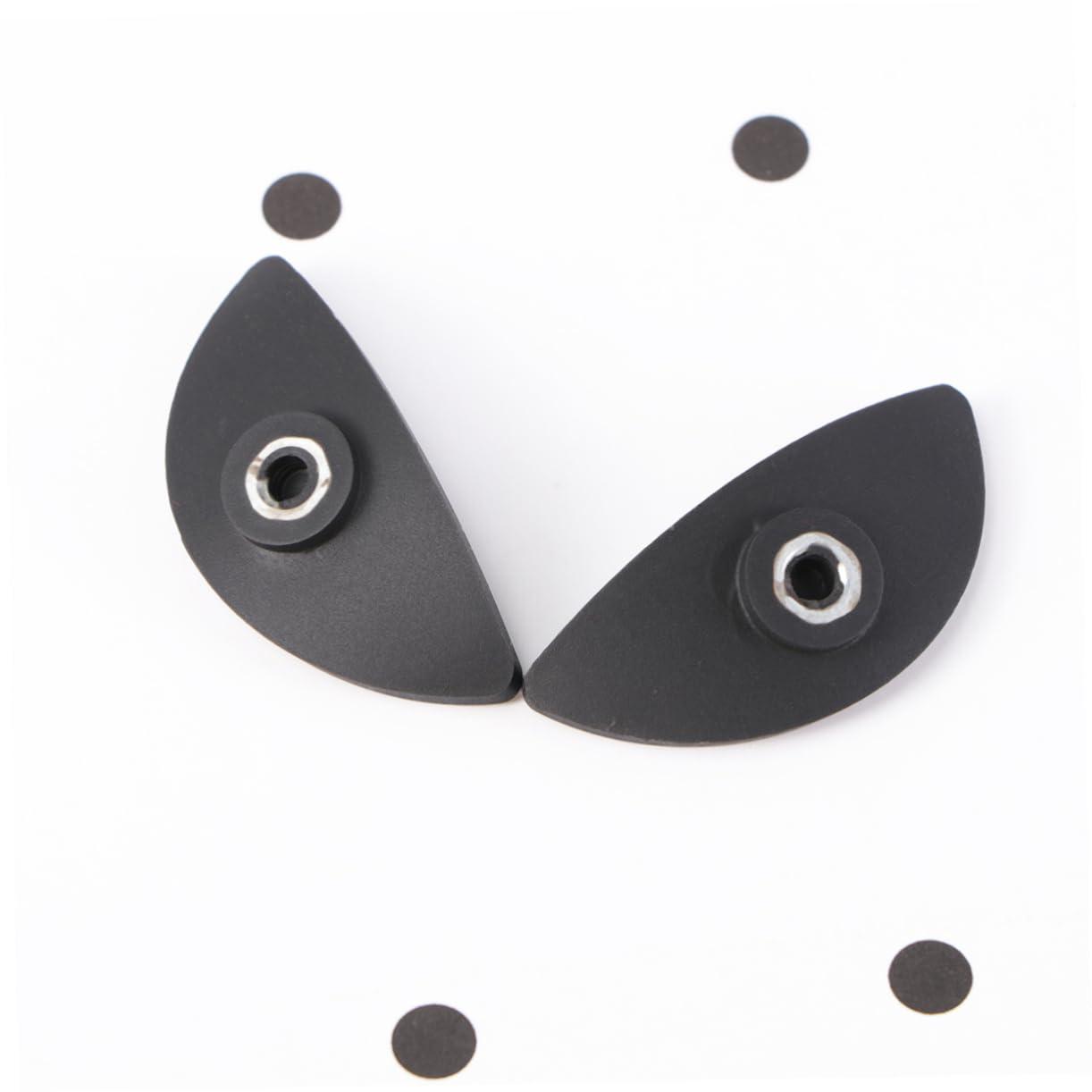 Mikinona Mikinona 6PCS Silicone Eye Shadow Stamp Tool Portable Makeup Tool Easy to Create Beautiful Colors for Beginners Creative Makeup Artists Black