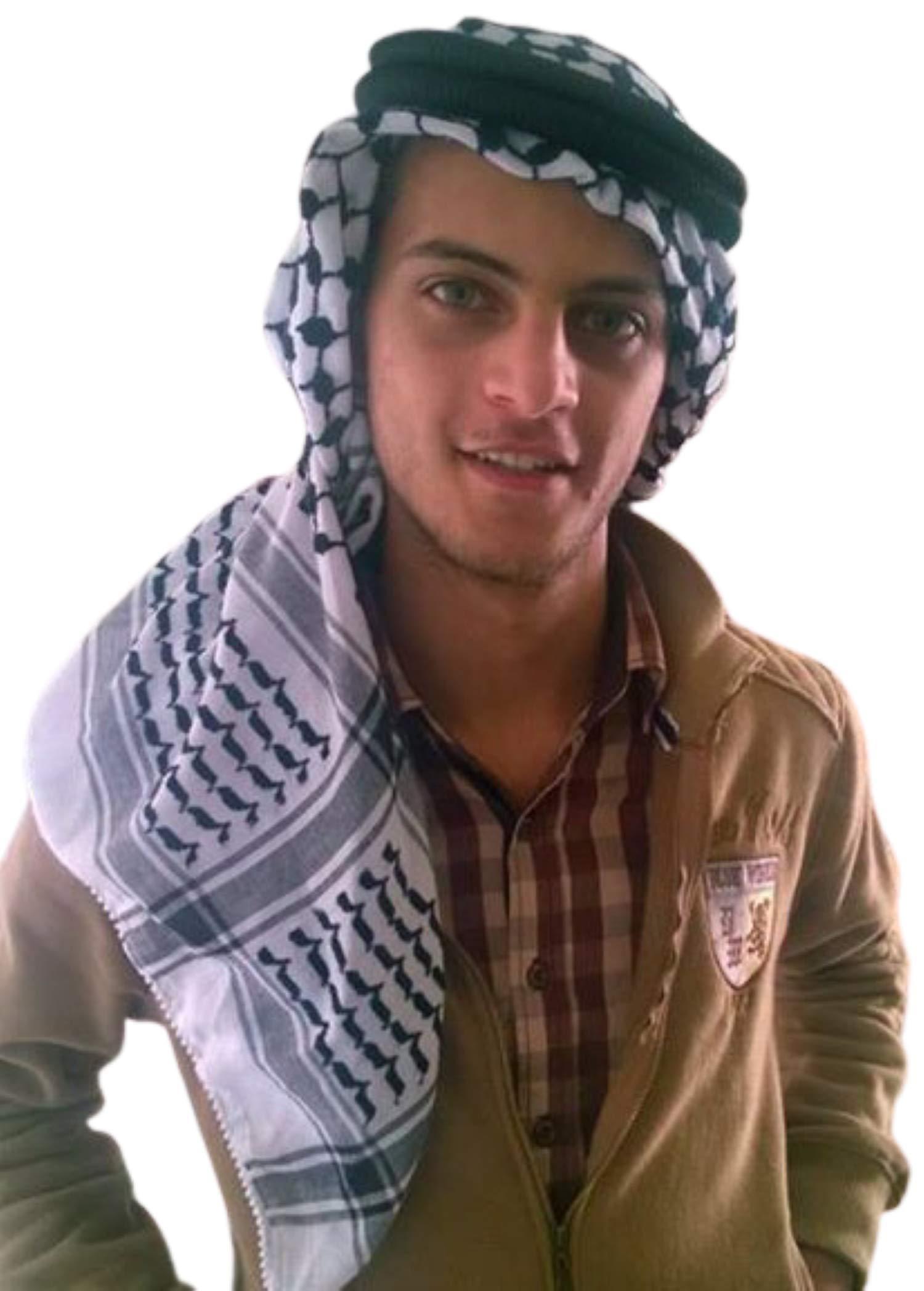 Al Hobish Arafat Shemage Agal Set Eqal Egal Set Shemag Saudi Headband Black Scarf Cord (Black and White)