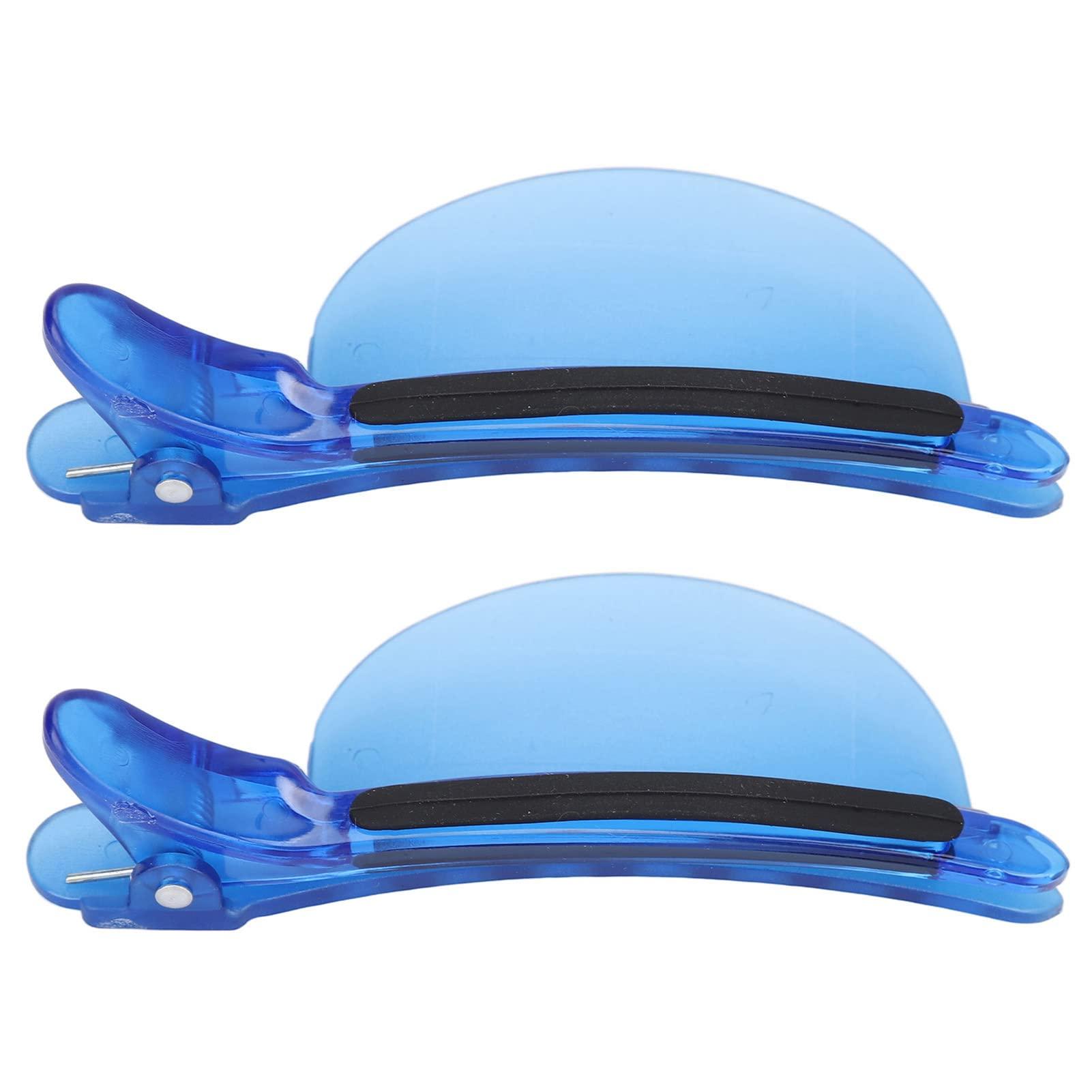 ZJchao ZJchao Sectioning Clip, 2PCS Heat Insulation Clip Set High Temperature Resistant Hair Clip for Wig Extension Hair Highlighting, Blue