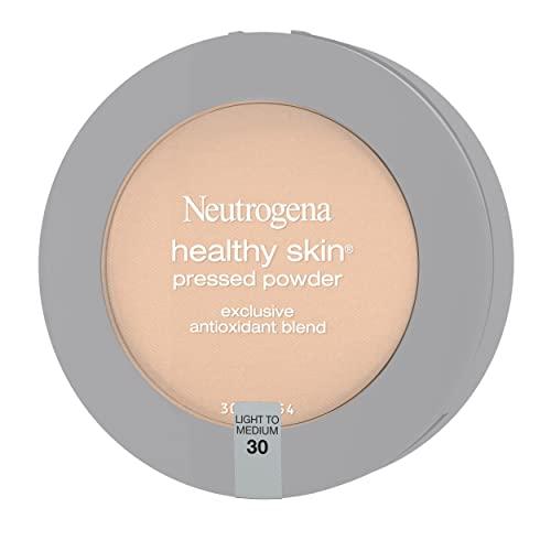 Neutrogena Neutrogena Healthy Skin Pressed Makeup Powder Compact with Antioxidants & Pro Vitamin B5, Evens Skin Tone, Minimizes Shine & Conditions Skin, Light to Medium 30.34 oz (Pack of 2)
