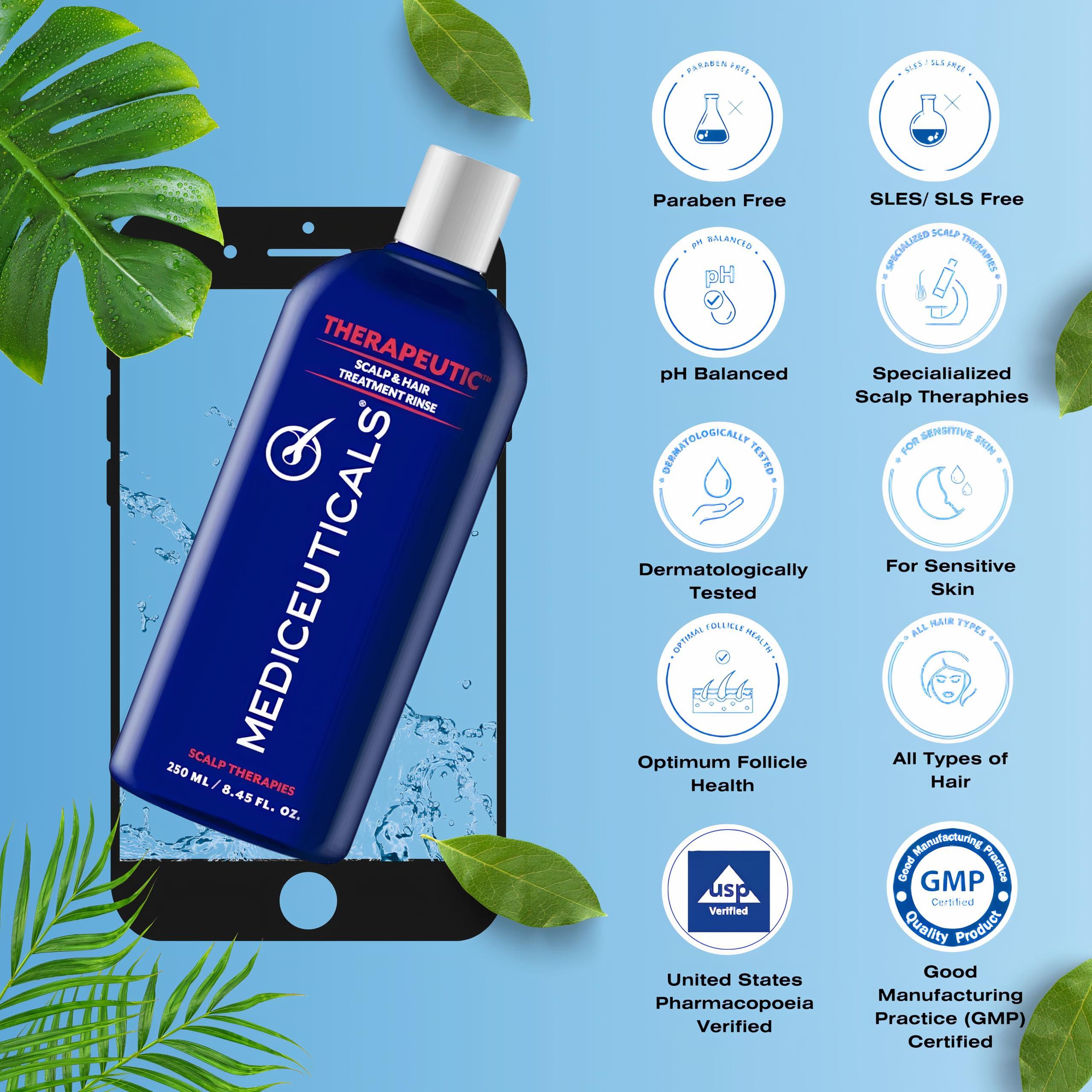 Therapro MEDIceuticals Mediceuticals Therapeutic Conditioner  All Skin Types  Sensitive Dry Scalp  Oily Scalp - Reduces Itching - Flaky Scalp 8.45oz (250ml)