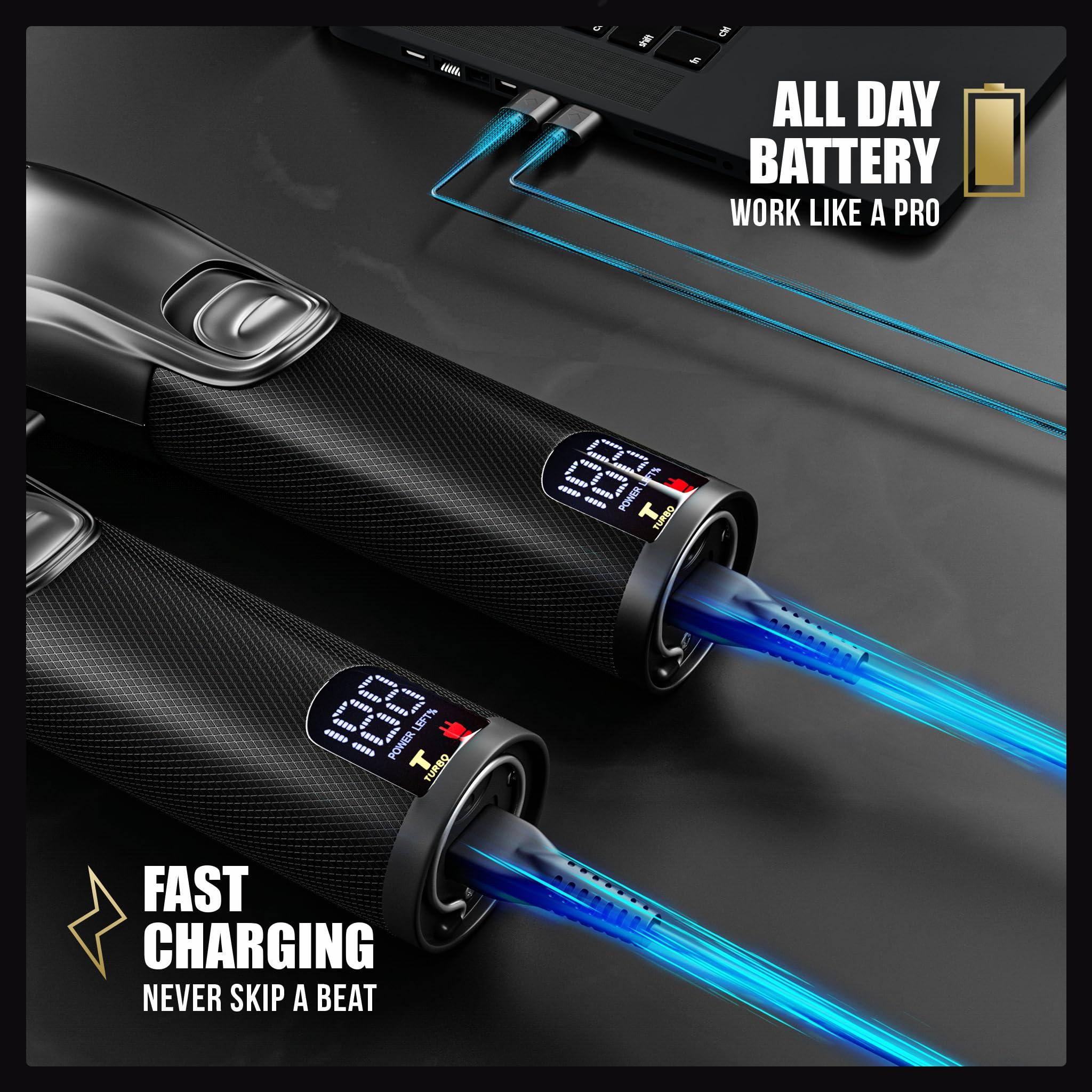 NOVAH Grooming Novah Professional Hair Clippers for Men, Professional Barber Clippers, Electric Mens Cordless Hair Clippers for Barbers Haircut Kit Fade, Maquina de Cortar Cabello