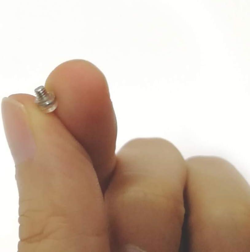 TypoGrove 10Pcs Silver Hair Scissors Rubber Silencer Rubber Muffler Hair Scissor Silencer Accessories, Styling Tools Barber Salon Replacement 3mm Shears Hair Cutting Tools