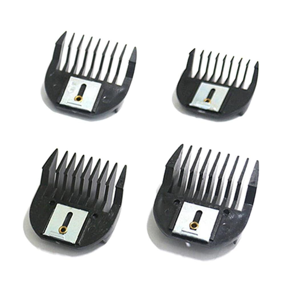 Jojomis Jojomis 4Pcs 3/6/9 / 12mm Hair Clipper Limit Guide Replace Comb Size
