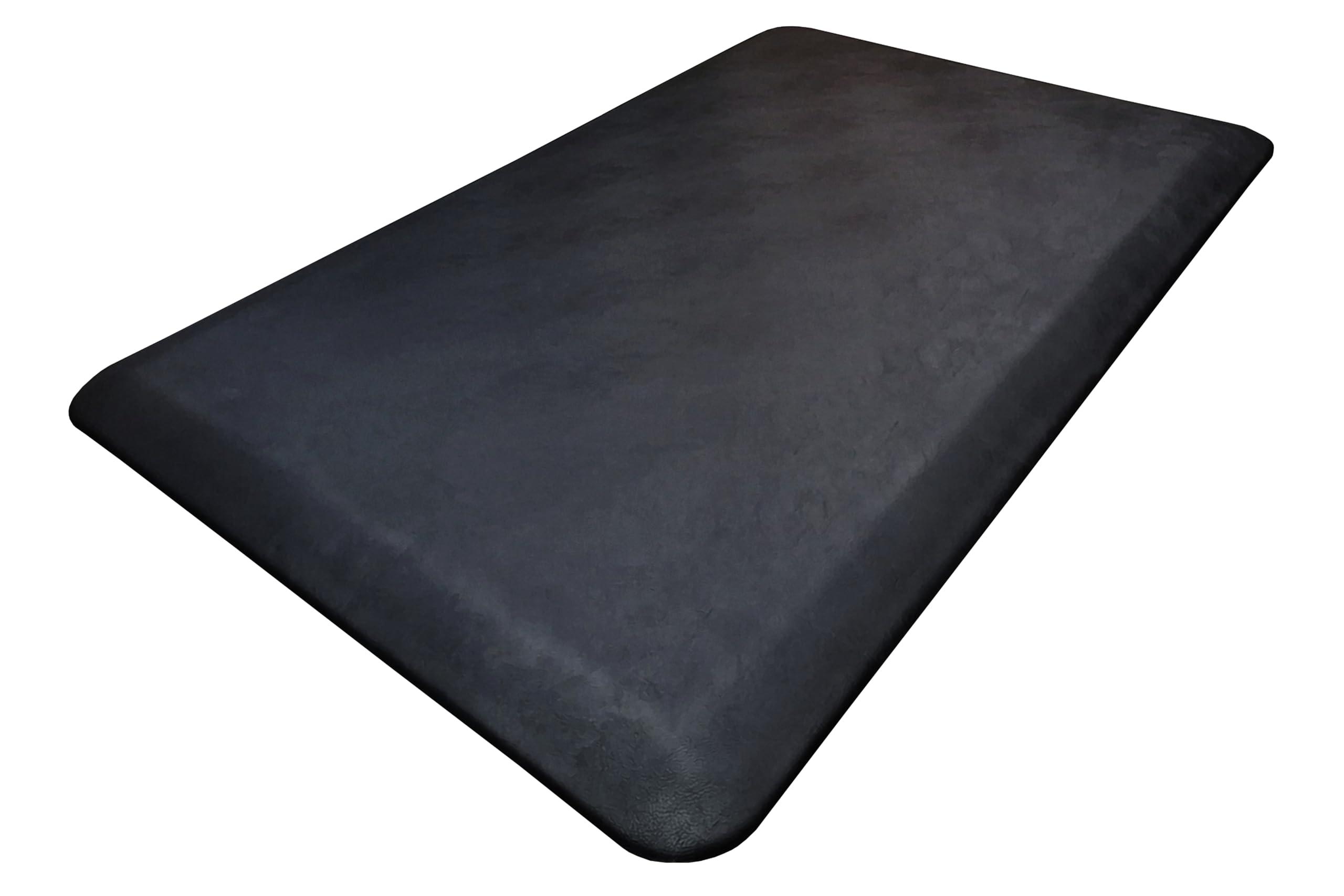 Rhino Mats Rhino Mats, Comfort Craft Guardian Anti-Fatigue Salon Floor Mat, Non-Slip Standing Cushioned Mat for Hair Salon or Barbershop (Coal, 2x4\'x3/4\" Shampoo)