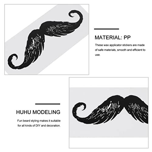 EXCEART Nose Hair Wax 50pcs Nose Hair Removal Beard Mustache Stickers Nose Wax Kit Mustache Guards for Men and Women Nose Waxing Kit Nasal Hair Cleaning Removal Nose Hair Depilation Stickers