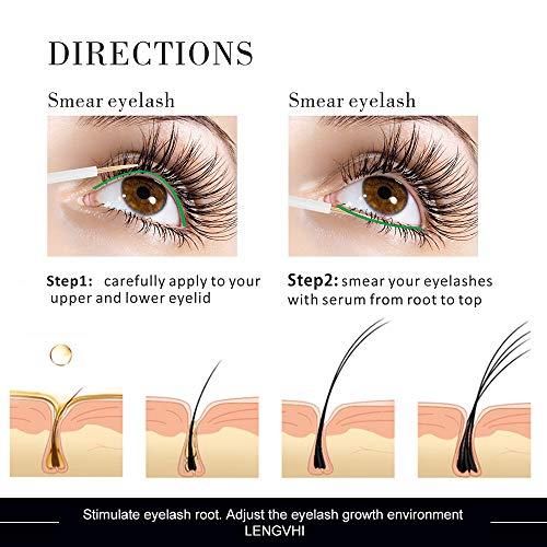 WQSDAPHEAG Eyelash Growth Serum to Grow LashesAdvanced Lash Serum Formula for Eyelash Growth and Thickness, Lash Growth Serum Enhancer (5ML)