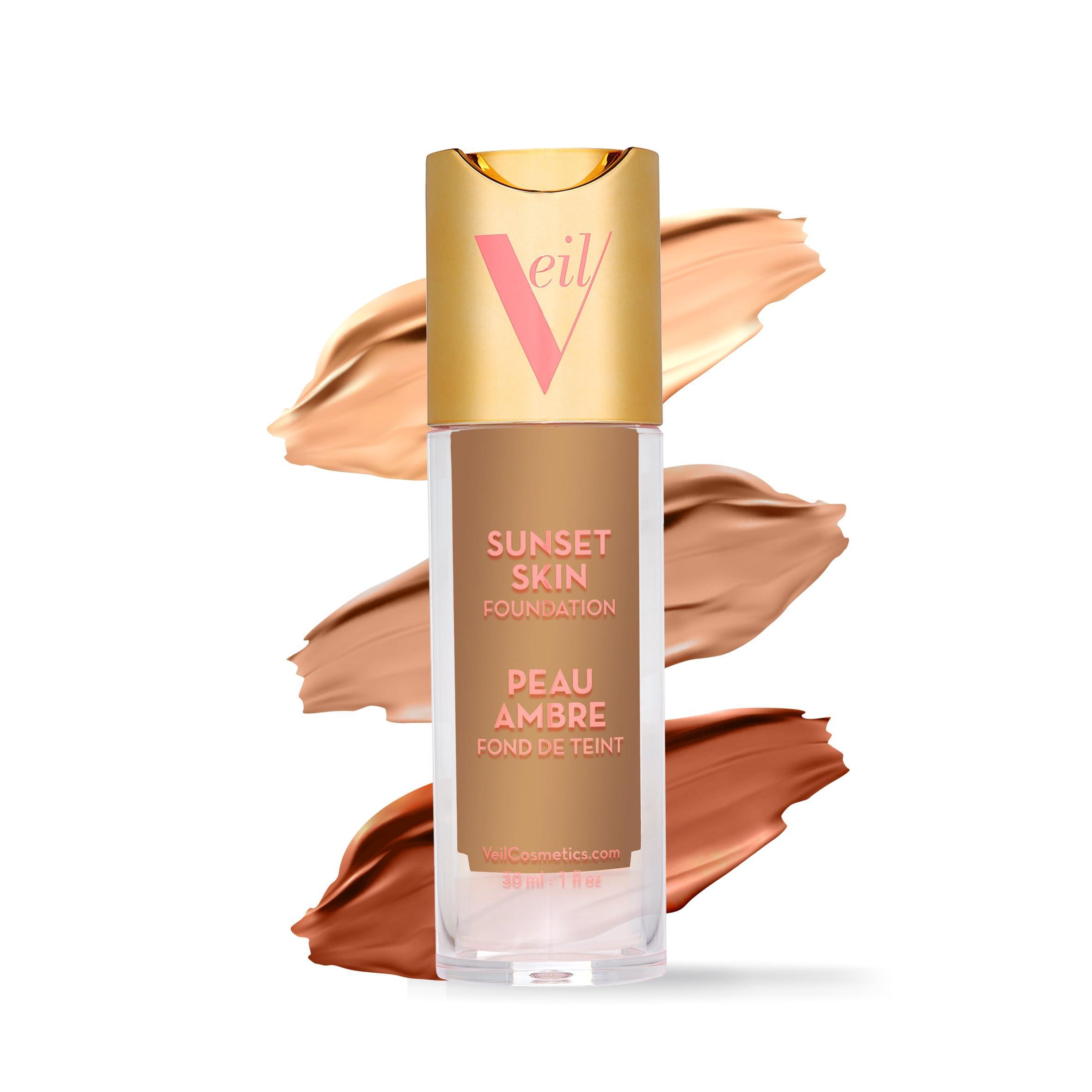 Veil Cosmetics Veil Cosmetics Complexion Fix Liquid Foundation  Buildable Coverage  Water-Resistant, Hypoallergenic, Oil-Free, Cruelty-Free & Vegan  Lightweight & Brightening  Long Lasting (3G Medium Gold)