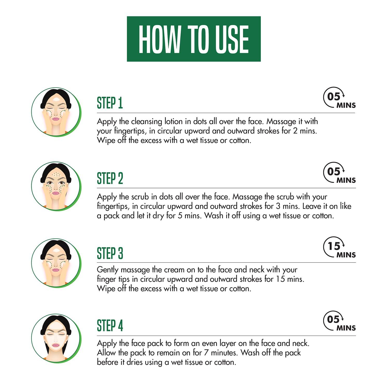 NATURES ESSENCE Nature\'s Essence Gentle Fruit Facial Kit (45Grams+30ML)