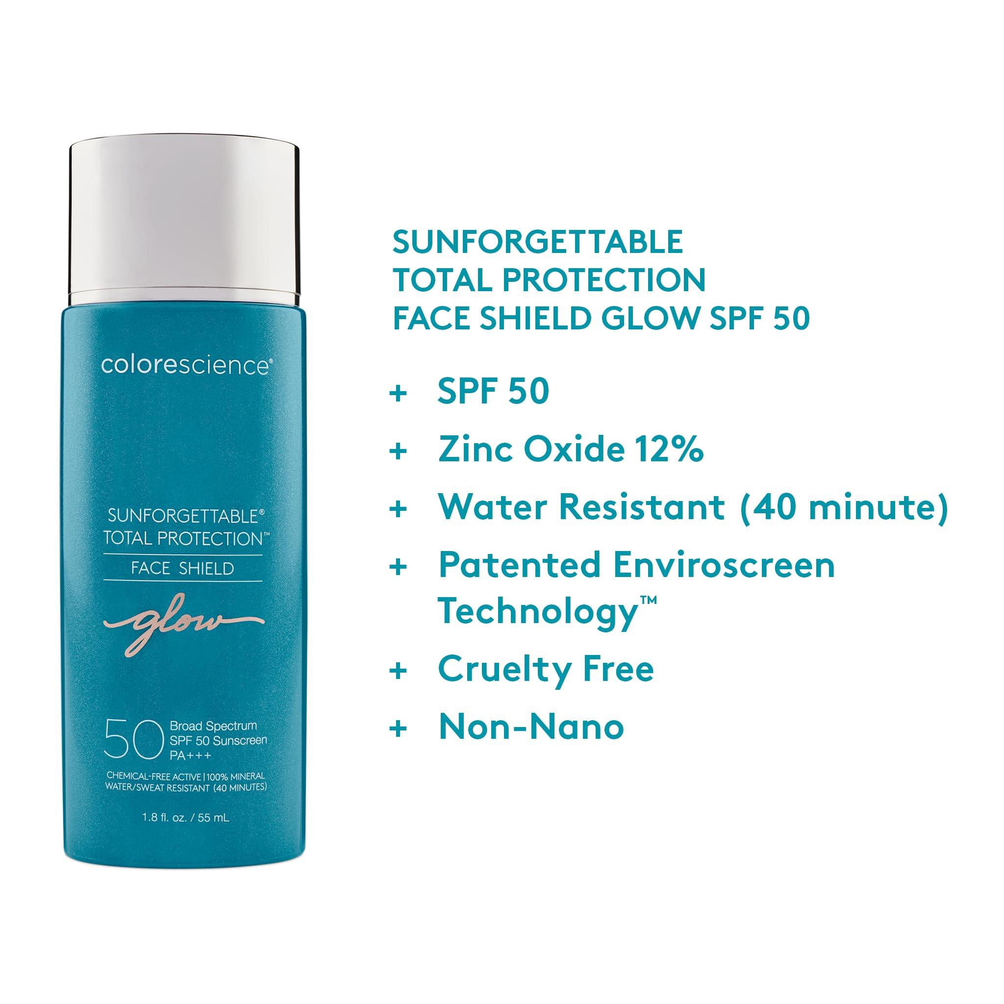 Colorescience Colorescience Sunforgettable Total Protection Face Shield Glow SPF 50, Glow, 1.8 Fl Oz