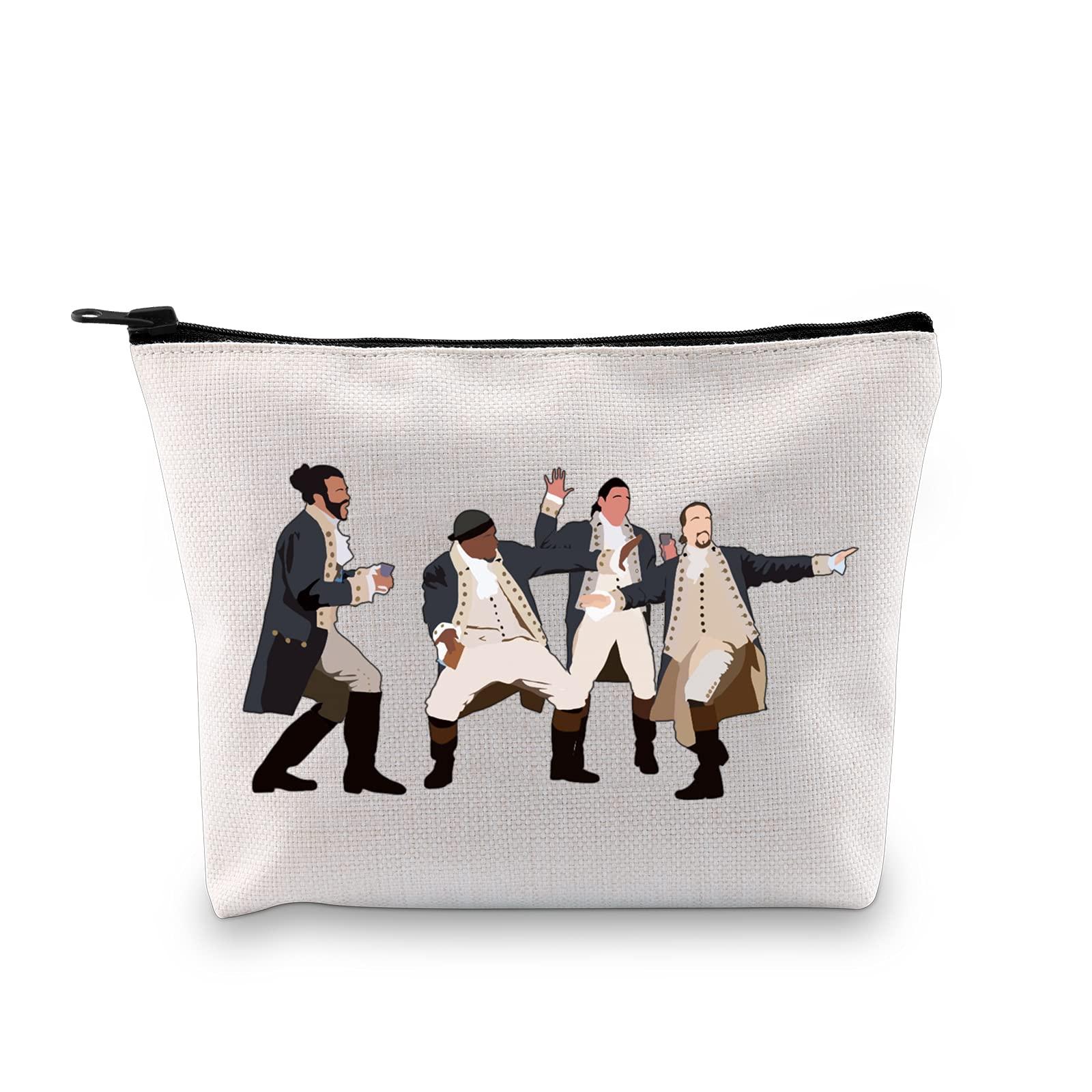 GJTIM GJTIM Hamlton Gift Broadway Musical Theatre Makeup Bag Accessory Zipper Pouch for Fans (Hamilton Musical Makeup)
