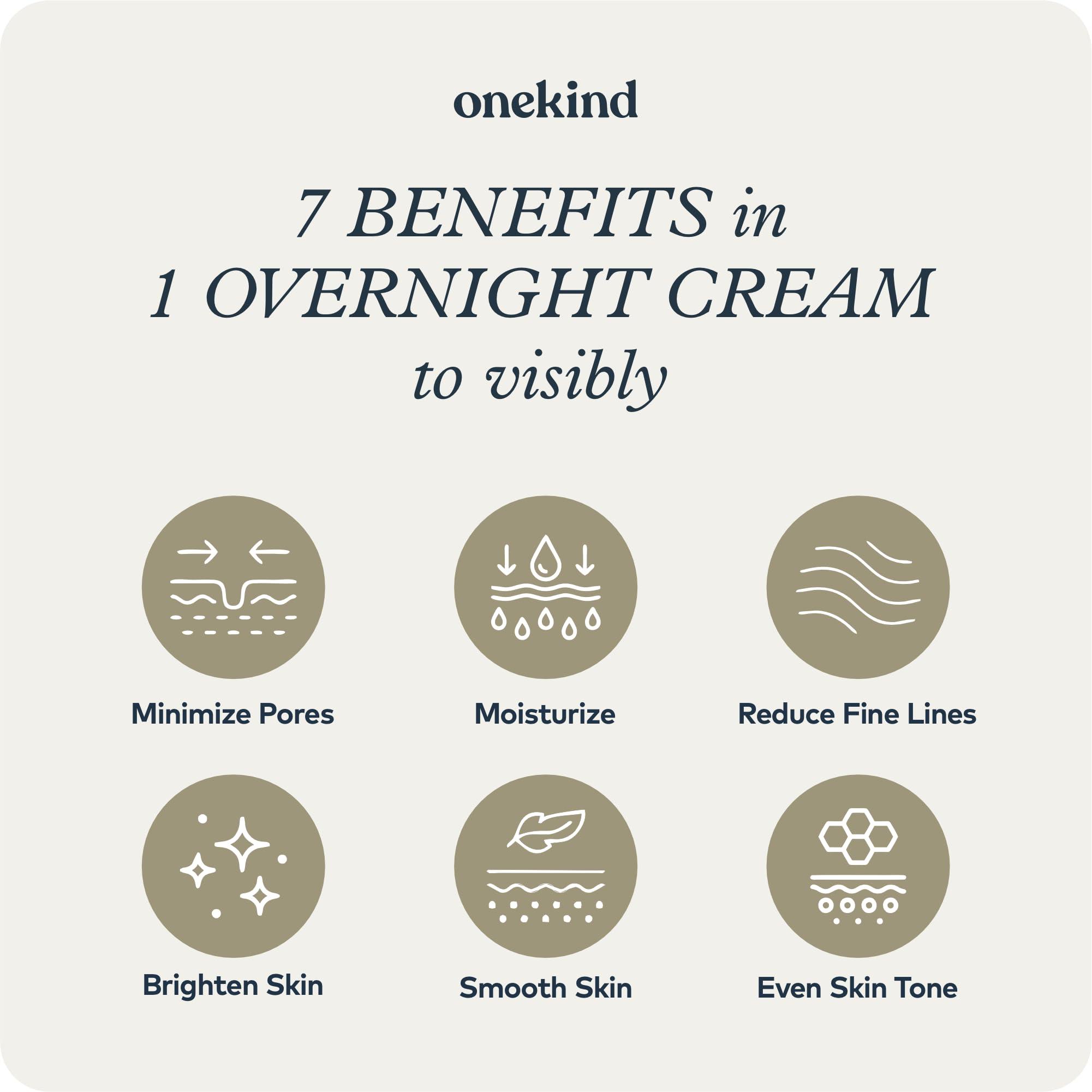 Onekind Onekind 24/7 Perfect Pair - Dream Cream Nighttime & Mega Multitasker Daytime Moisturizer for anti aging