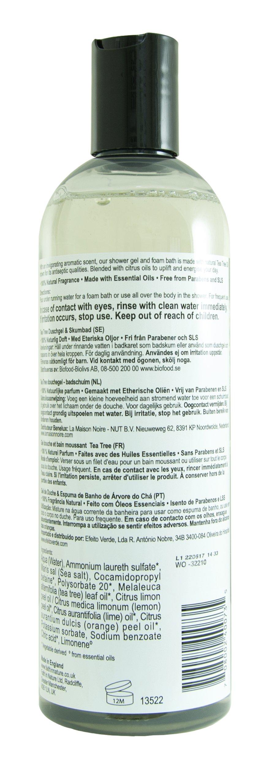 Faith in Nature Tea Tree Shower Gel & Foam Bath