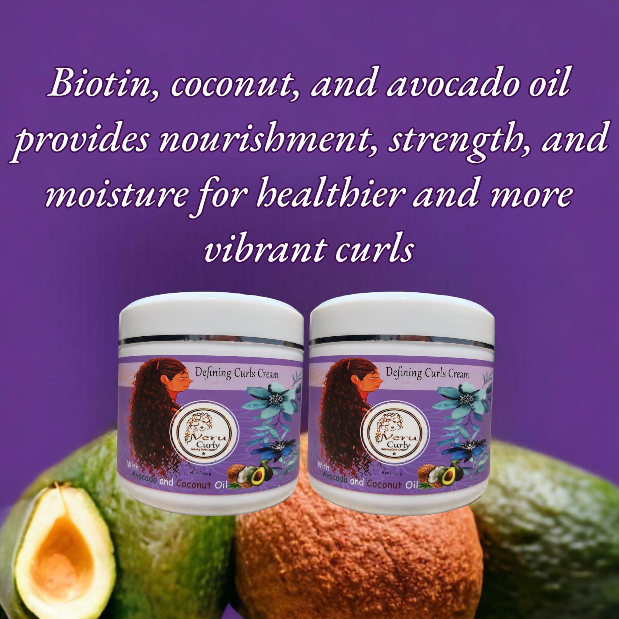 VeruCurly Curl Cream for Wavy Hair - (32 Oz) Pack of 2 - Curl Defining Cream For Non-Sticky, Hydrating & Smooth Curls With Breakage Protection - Maintains Moisture for Men and Women