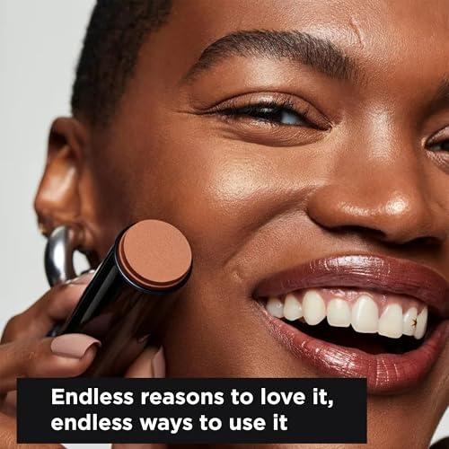 Black Opal BLK/OPL Skin Perfecting Foundation Stick, SPF 15 Buildable & Blendable Face Foundation Makeup with Matte Finish - Full Coverage, Color Correcting & Sculpting - Hypoallergenic (Amber)