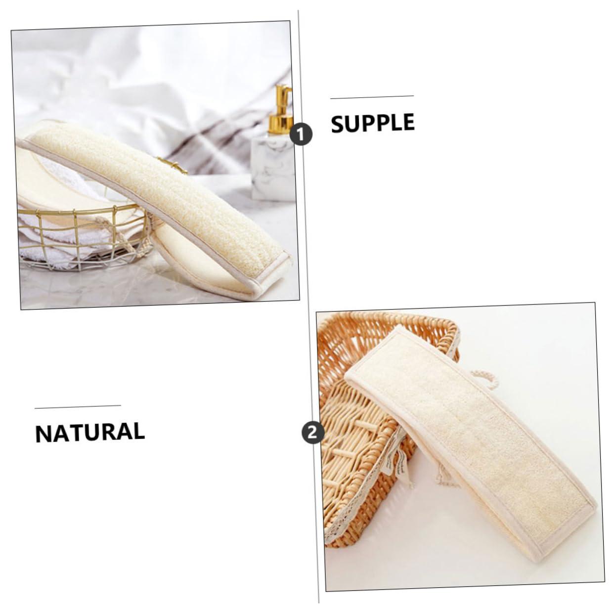 Beatifufu Beatifufu 2pcs Organic Sponge Sponge for Bath Body Scrubbers Natural Sponge Bath Back Scrubbers