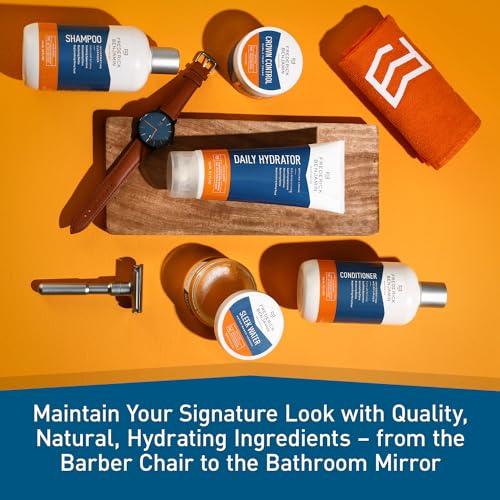 Frederick Benjamin Frederick Benjamin Invigorating Conditioner, Paraben & Sulfate Free Mint Conditioner for Men with Dry Scalp, Natural Powerful Anti Dandruff Moisturizer for Curly Hair, 12oz