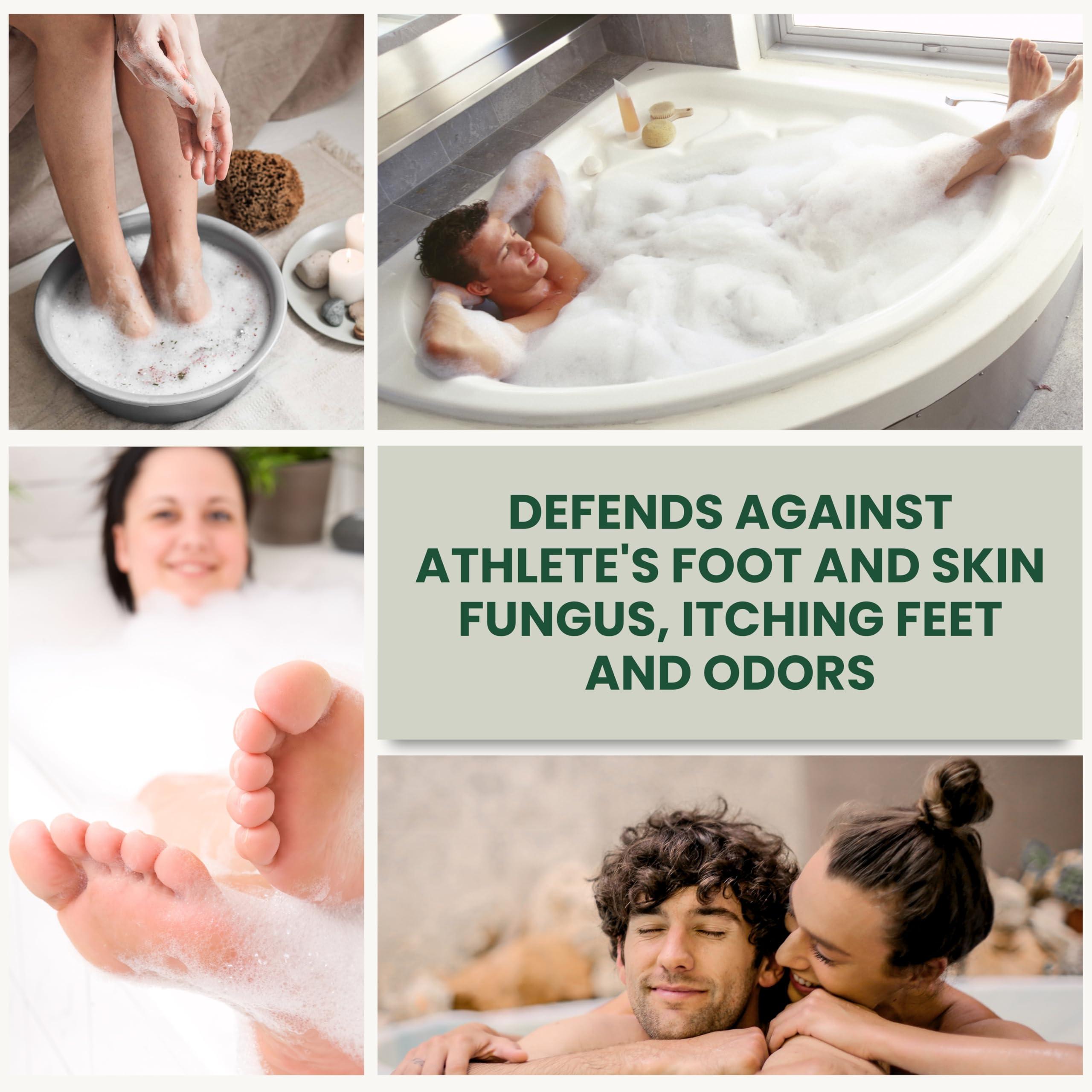 KESMEDIK KESMEDIK Tea Tree Soap | Antifungal Foot & Body Wash for Deep Cleansing & Body Odor, Athletes Foot, Ringworm, Jock Itch, and Smelly Feet (1-Pack)