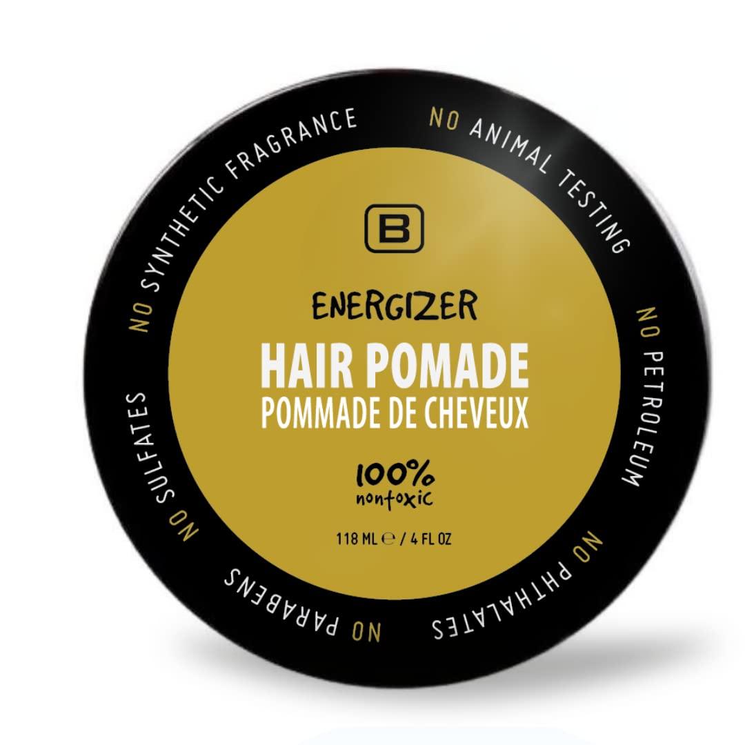 BOYZZ ONLY Black on White BOYZZ ONLY Black on White Energizer Hair Pomade - Vegan - EWG VERIFIED - all natural - Medium Hold - Vegan Friendly - Cruelty Free - Matte Finish