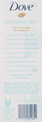 Dove Dove Sensitive Skin Unscented Hypo-Allergenic Beauty Bar 4 oz, 2 ea (Pack of 24)