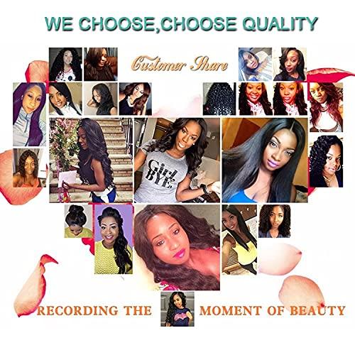 FUIBEJAE Micro Link Human Hair Extensions,Straight Micro Loop Ring Hair Real Human Hair,Fish Line Hair Micro Bead Human Hair Extensions, 100g 100 Strands,18inch