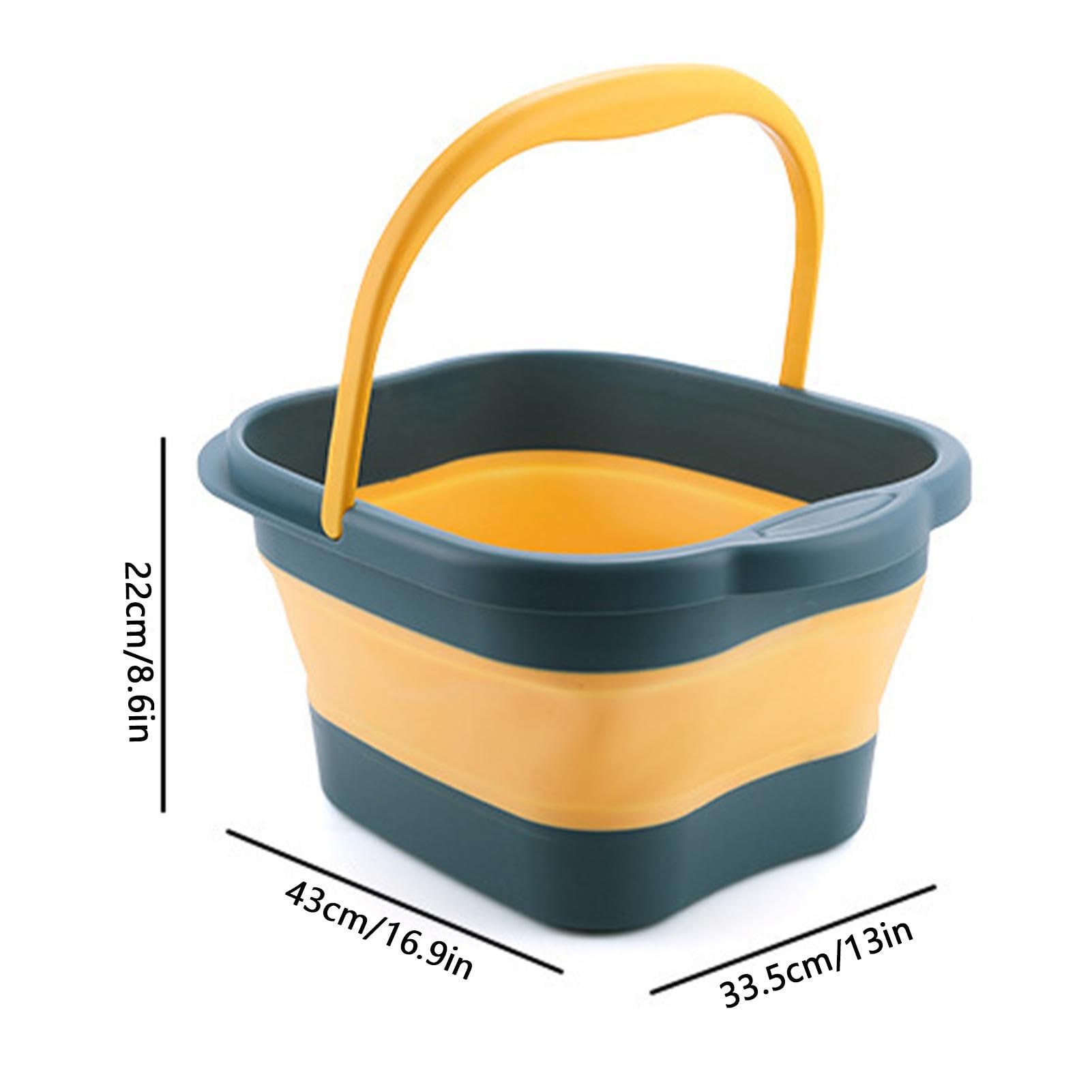 Libaroud Foot Bath Basin for Soaking Feet, Foot Bath Soak Tub with Handle, Foldable Foot Soaking Tub for Feet Soaking, Pedicure Foot Soak, Home SPA