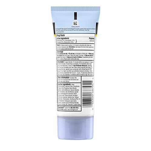 Neutrogena Neutrogena Ultra Sheer Dry-Touch Sunscreen Lotion, Broad Spectrum SPF 45 UVA/UVB Protection, Light, Water Resistant, Non-Comedogenic; Non-Greasy, Travel Size, 3 fl. oz