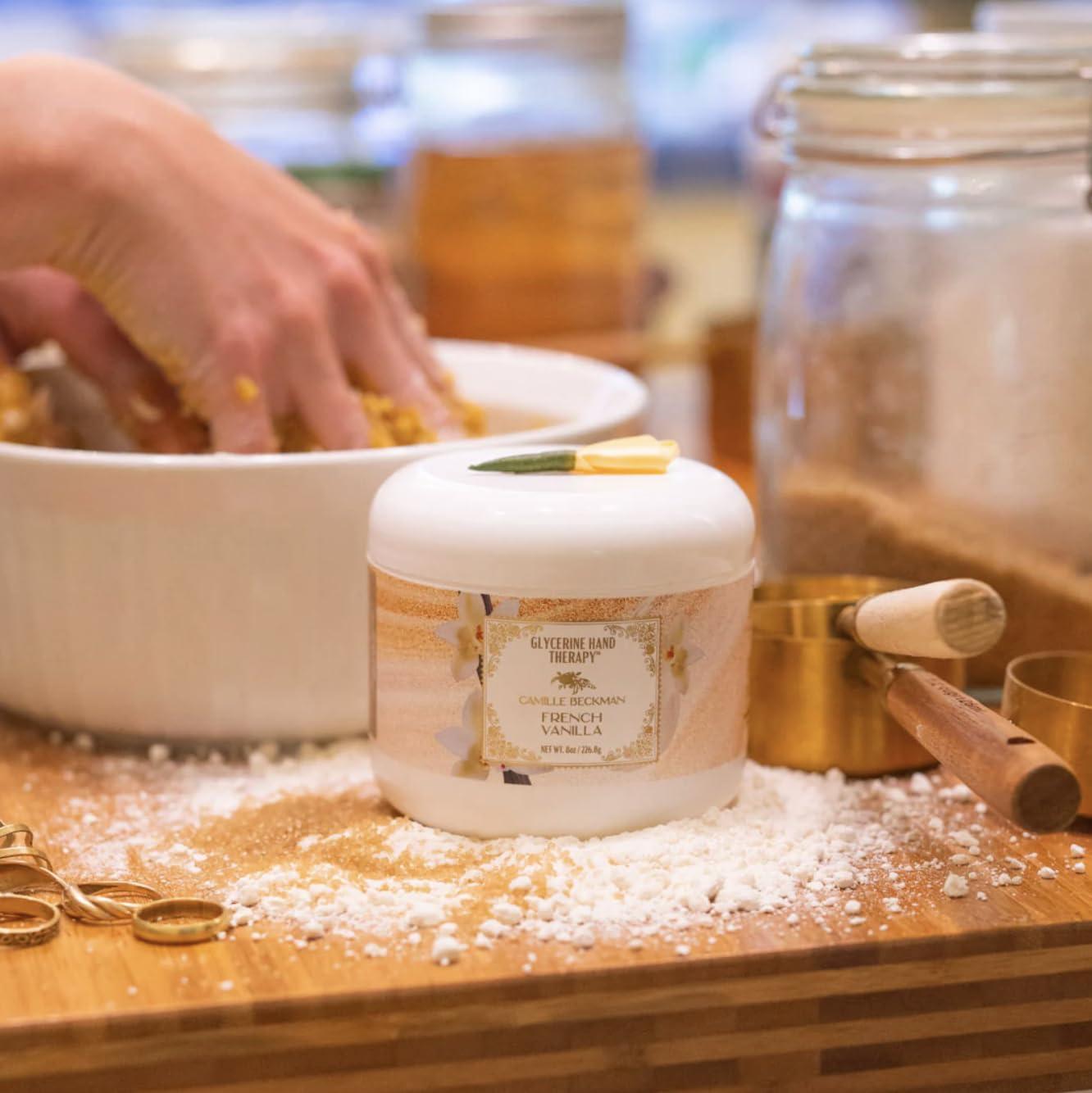 Camille Beckman Camille Beckman Glycerine Hand Therapy Cream, French Vanilla, 8 Ounce