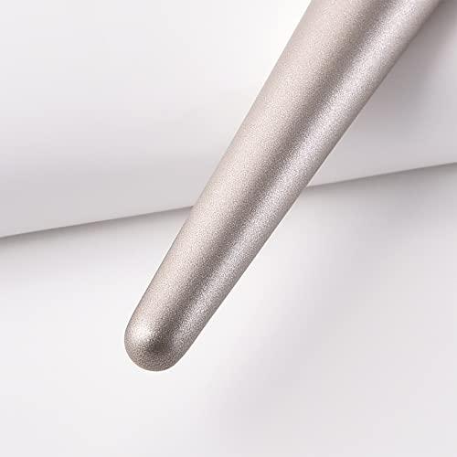 Acivin Professional Angled Foundation Brush Premium Synthetic Kabuki Makeup Brush Bronzer Contour Brush Cosmetic Applicator for Blending Liquid Powder BB Cream Vegan Brochas de Maquillaje