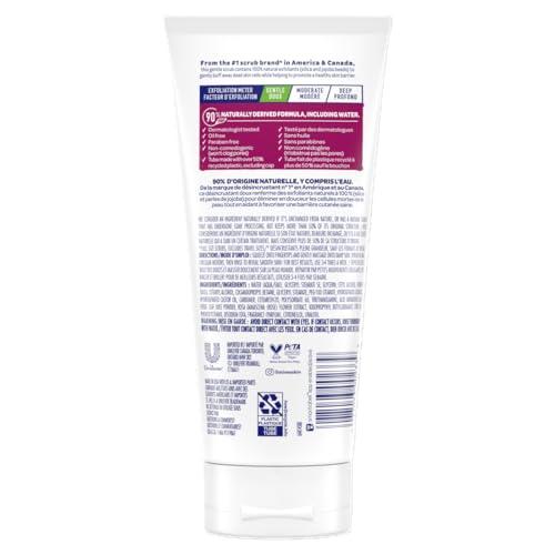 St. Ives St. Ives Gentle Smoothing Face Scrub Our Gentlest Scrub Yet Rose Water and Aloe Vera Made with 100 percent Natural Exfoliants, Paraben Free, Oil-Free, Dermatologist Tested 6 oz