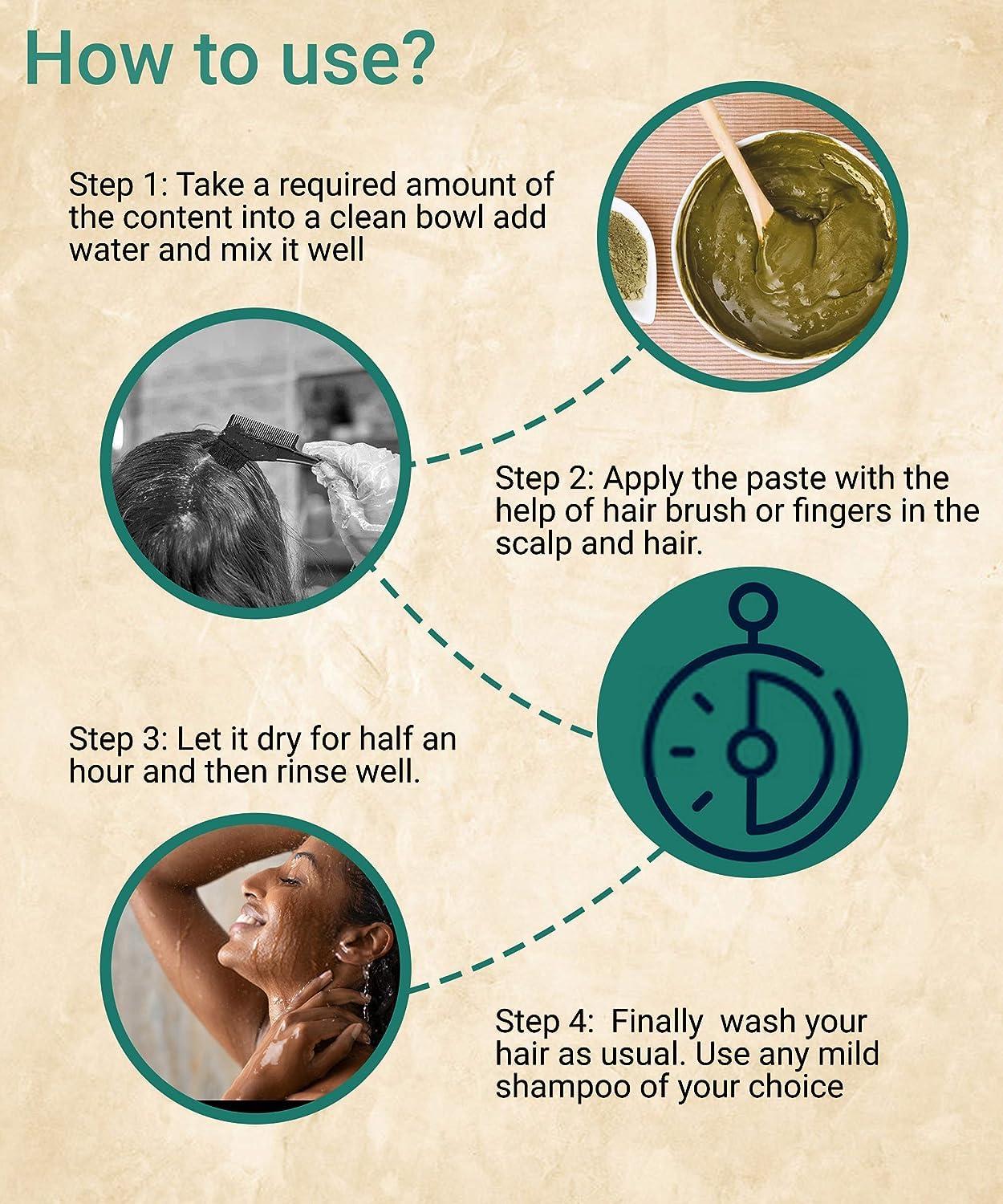 Generic Hair Pack/Mask Powder for Dandruff, Hair Fall and Hair Growth | Natural, Aromatic, Ayurvedic Hair Mask with Herbal Ingredients Hibiscus, Neem, Bhringraj, Onion & Amla