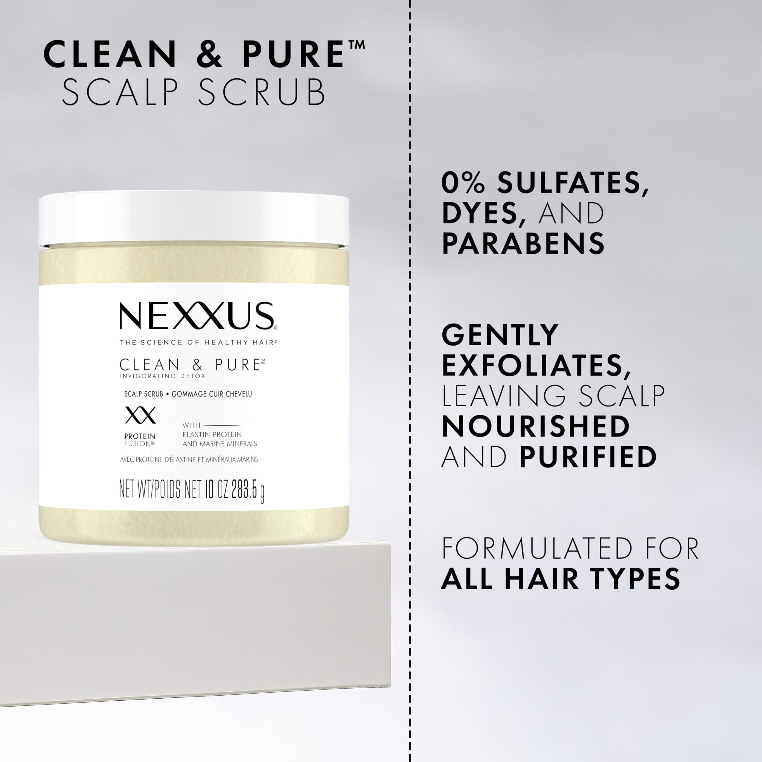 Nexxus Nexxus Sulfate-Free Hair Scrub Exfoliating Scalp Scrub To Nourish & Clarify Silicone, Dye, & Paraben Free Hair Scrub 10 oz