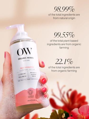 Organic Works Organic Works Daily Hydration Cleansing Face Wash for Unisex - 10.14 oz Face Wash