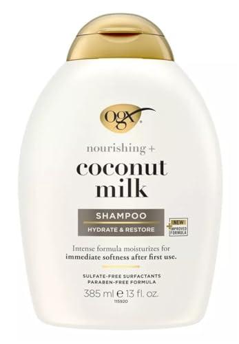 OGX Ogx Shampoo Coconut Milk Nourishing 13 Ounce (384ml) (Pack of 3)