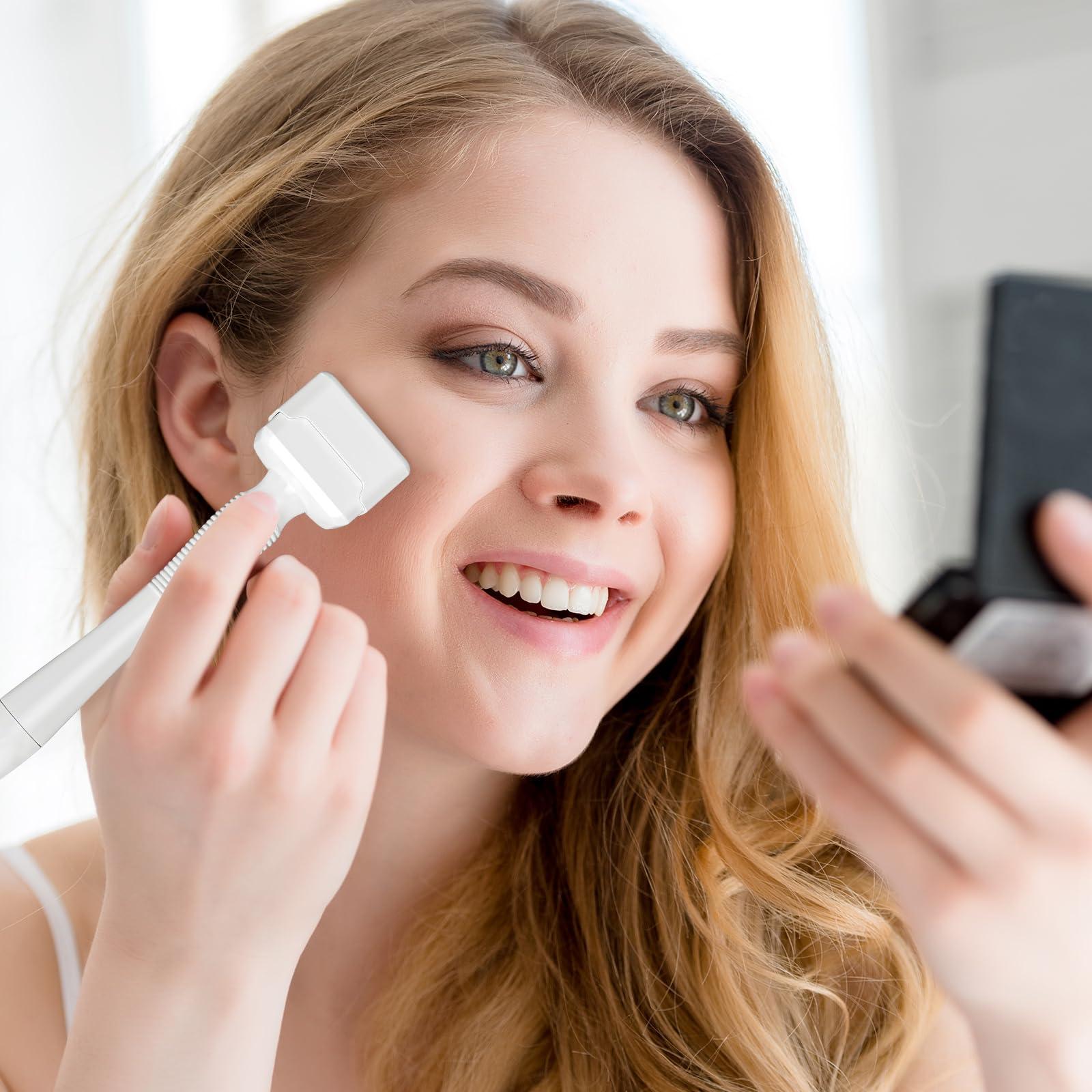 Lmuwecno Beauty Derma Stamp, Professional Microneedling Stamp 0.25 mm, DermaStamp for Men Women Home Use