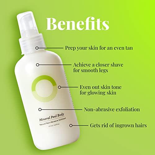 O.R.G. Skincare ORG Body Scrub Deep Gel Exfoliator for Glowing and Smooth Skin - Korean Exfoliating Peel Skincare - Natural Cruelty Free Formulation for Sensitive Skin 6oz