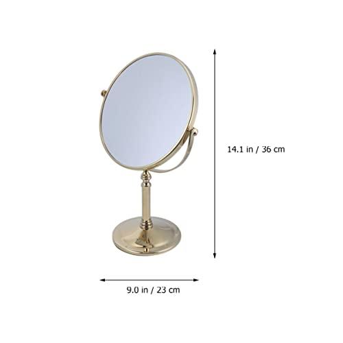 Uonlytech Uonlytech 1PC Swivel Vanity Mirror Makeup Stand Vanity Table Desk Cosmetic Mirror Double Sided Cosmetic Mirror Desk Mirror for Makeup Stand Mirror Dressing Table Mirror Miss Adjustable