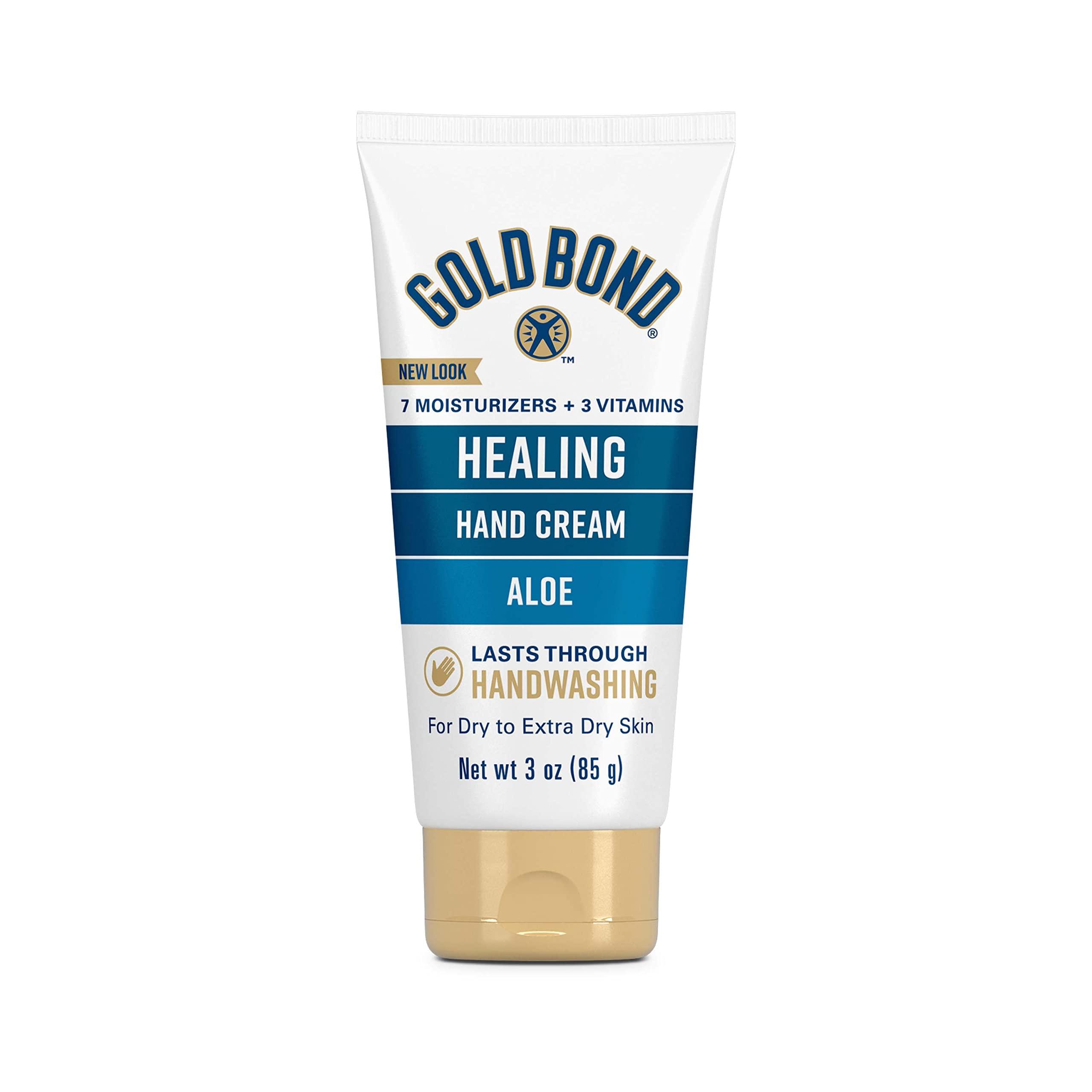 Gold Bond Gold Bond Age Renew Retinol Overnight Body & Face Lotion, With Retinol & Peptide Complex, 13 oz. & Healing Hand Cream, 3 oz., With Aloe, Moisture That Lasts Through Handwashing