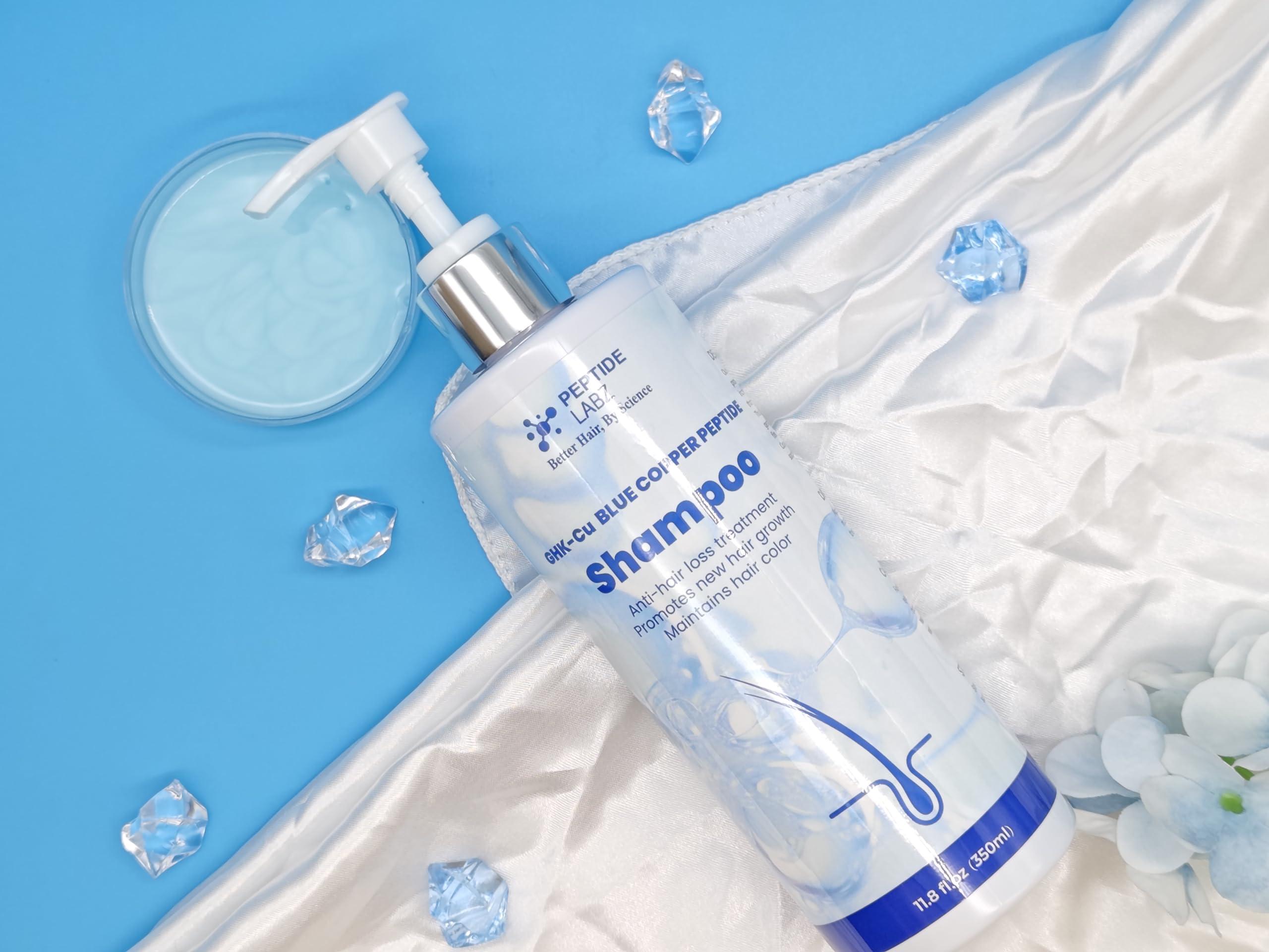 PeptideLabz Copper Peptide Shampoo - Anti Hair Loss Shampoo - Promotes New Hair Growth